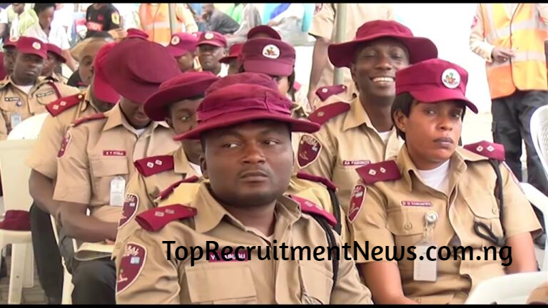 Apply Here: FRSC Recruitment Portal 2024/2025 Application Form: www.frsc.gov.ng