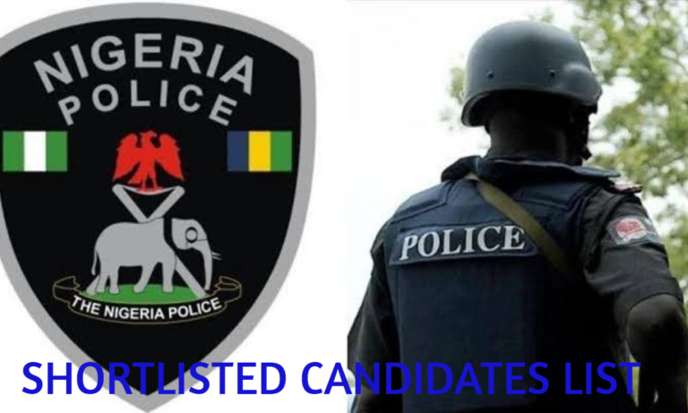 Nigerian Police Shortlisted Candidates 2025/2026 – NPF Shortlist PDF Download