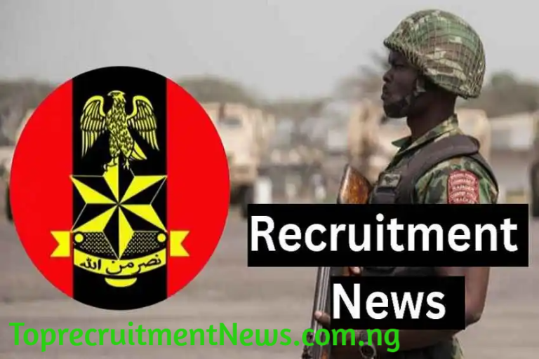 Apply Now: Nigerian Army Recruitment 2025 Application Portal | recruitment.army.mil.ng