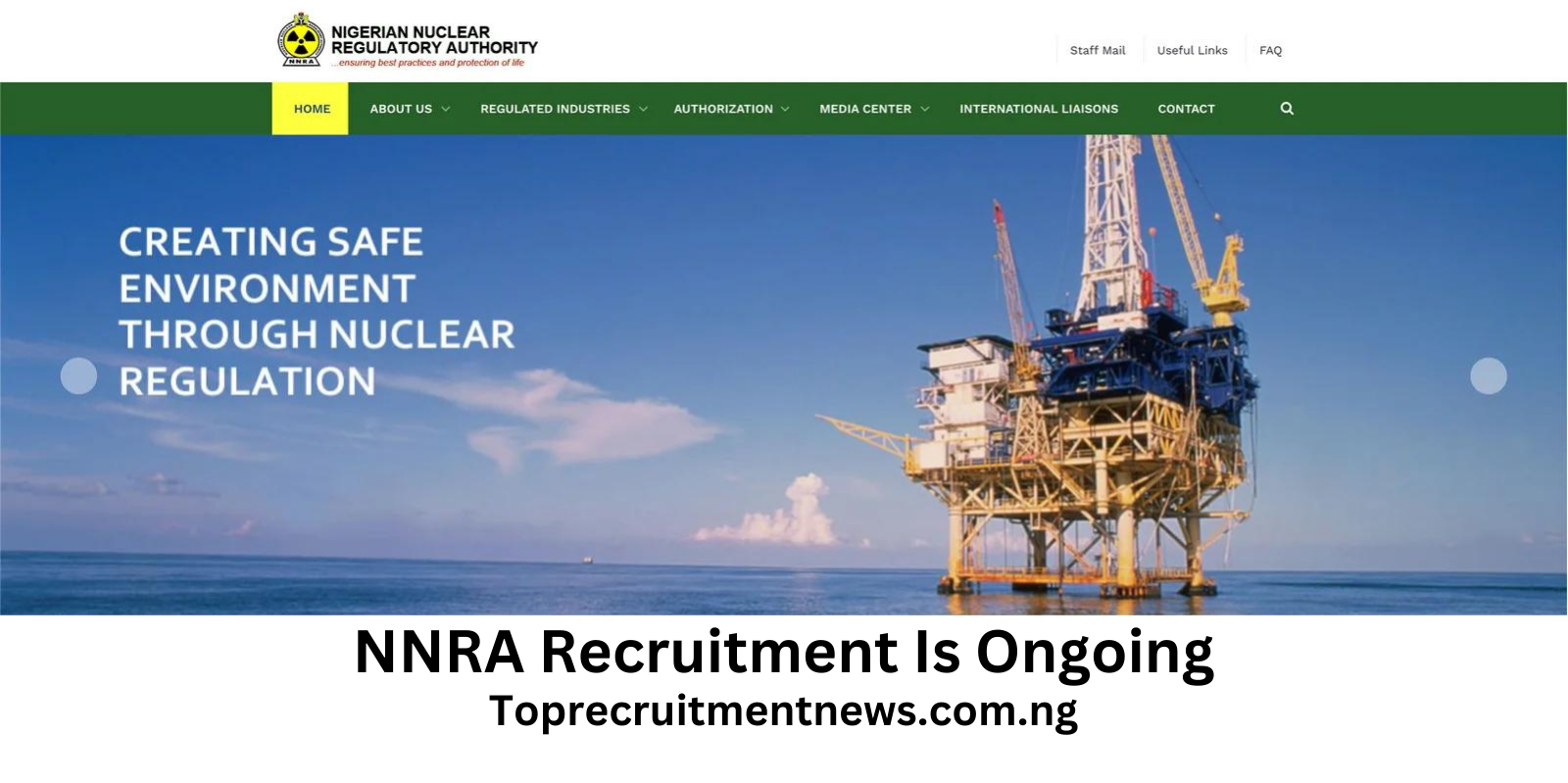 NNRA Recruitment Portal Is Open