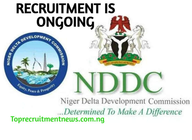 NDDC Recruitment Portal 2024 | NDDC.gov.ng , NDDC Application Form