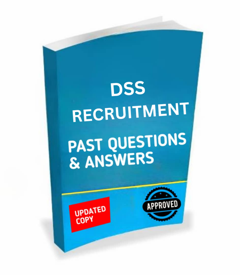 DSS Recruitment Past Questions and Answers Pdf Download