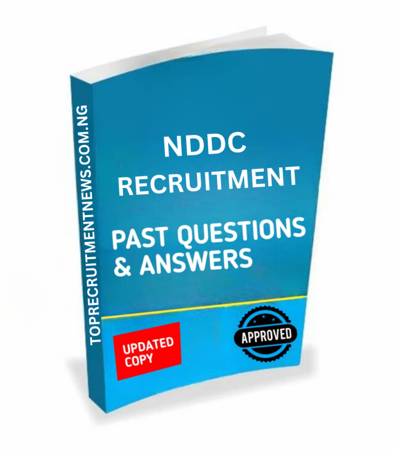 NDDC Recruitment Past Questions and Answers | PDF Download