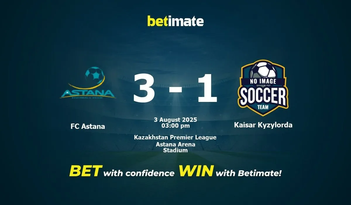 kaisar kyzylorda vs fc astana — NG news