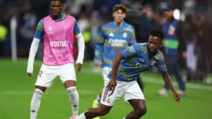 Vinícius júnior equals Cristiano Ronaldo’s record in major finals