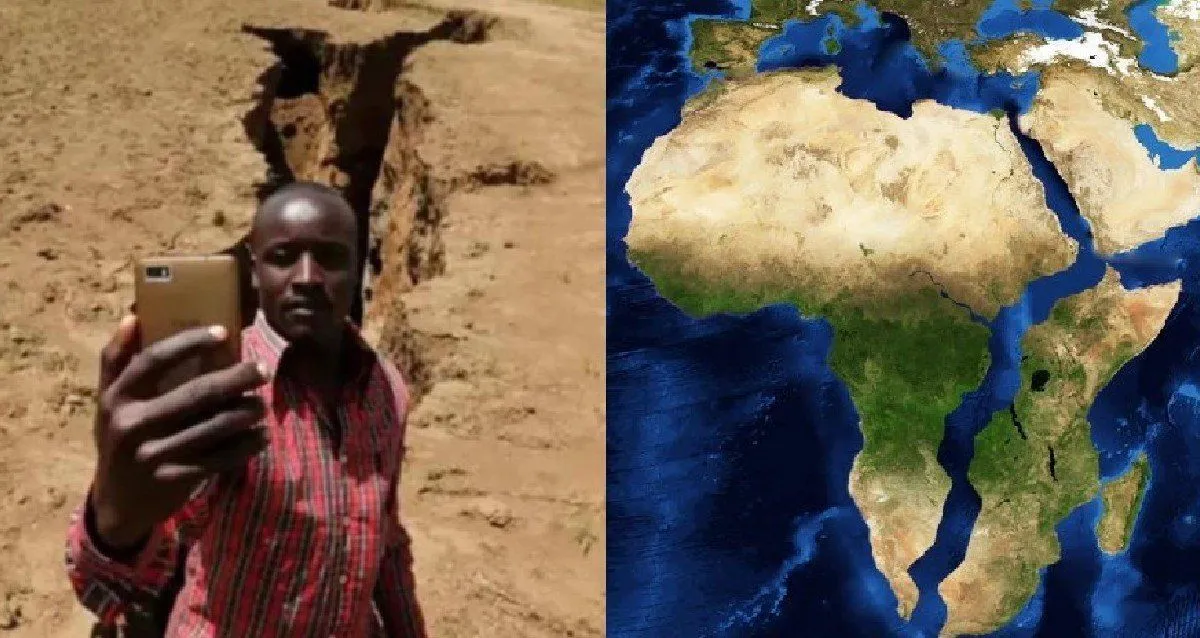africa splitting apart — NG news